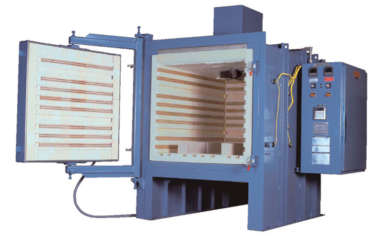 Low Noise Aluminum Melting Kiln Equipment With PLC Control